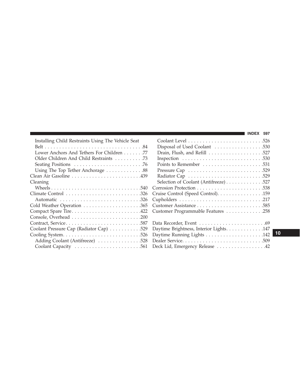 Dodge 2015 Challenger - Owner Manual User Manual | Page 599 / 618