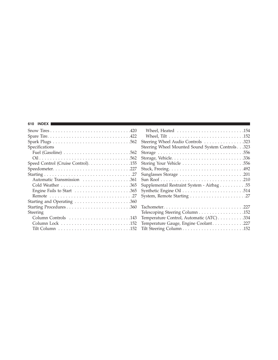 Dodge 2015 Challenger - Owner Manual User Manual | Page 612 / 618