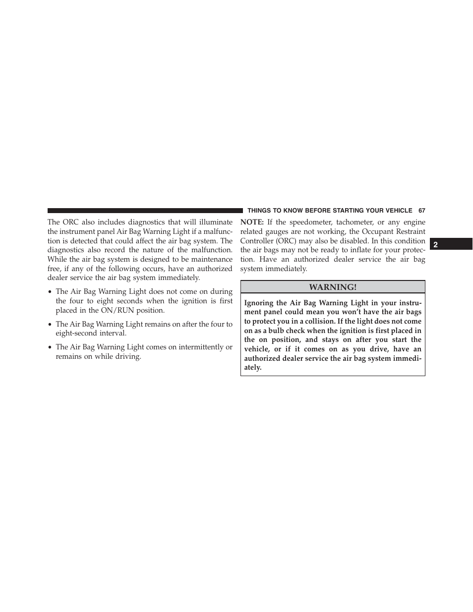 Dodge 2015 Challenger - Owner Manual User Manual | Page 69 / 618