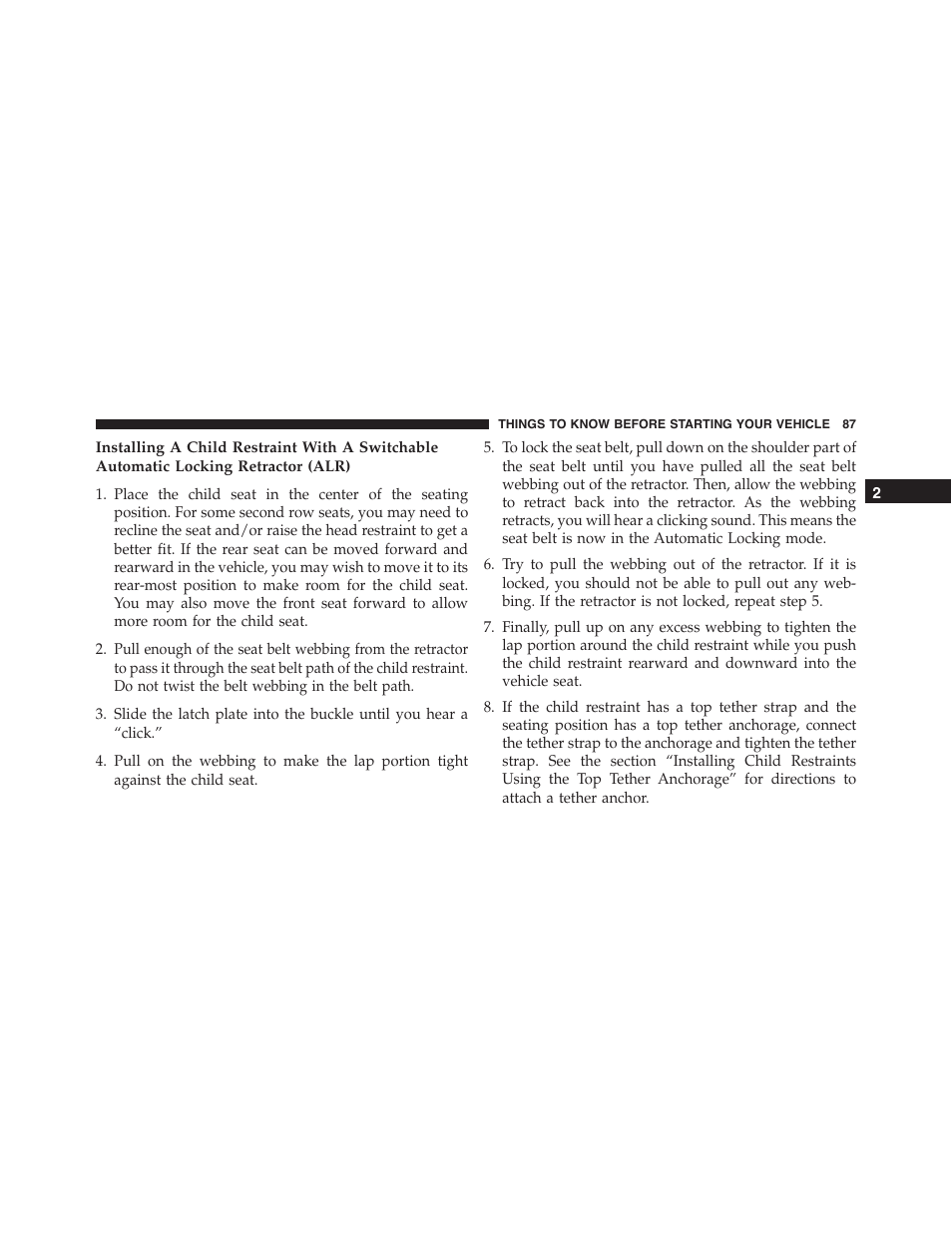 Dodge 2015 Challenger - Owner Manual User Manual | Page 89 / 618