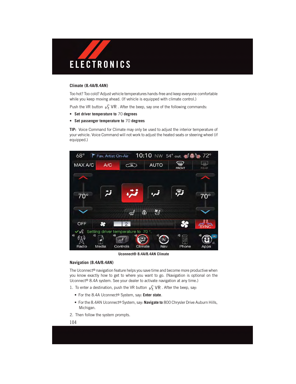 Dodge 2015 Challenger - User Guide User Manual | Page 106 / 236