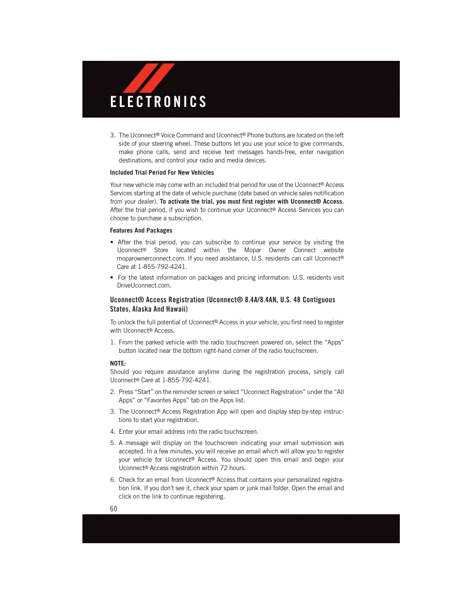 Dodge 2015 Challenger - User Guide User Manual | Page 62 / 236