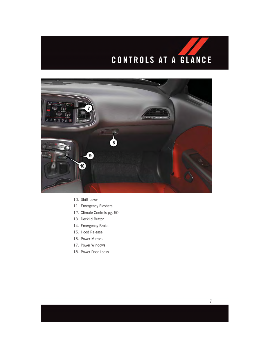 Dodge 2015 Challenger - User Guide User Manual | Page 9 / 236