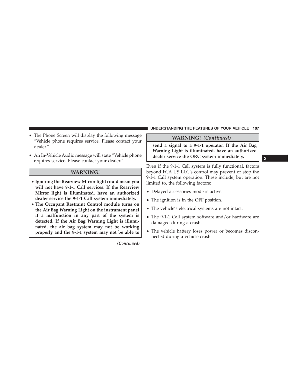 Dodge 2015 Challenger-SRT - Owner Manual User Manual | Page 109 / 579