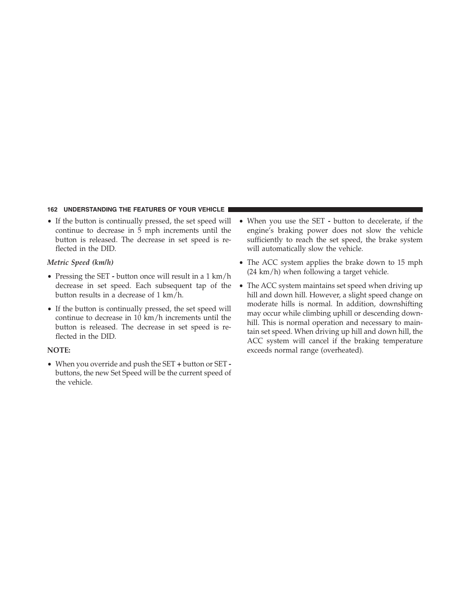 Dodge 2015 Challenger-SRT - Owner Manual User Manual | Page 164 / 579