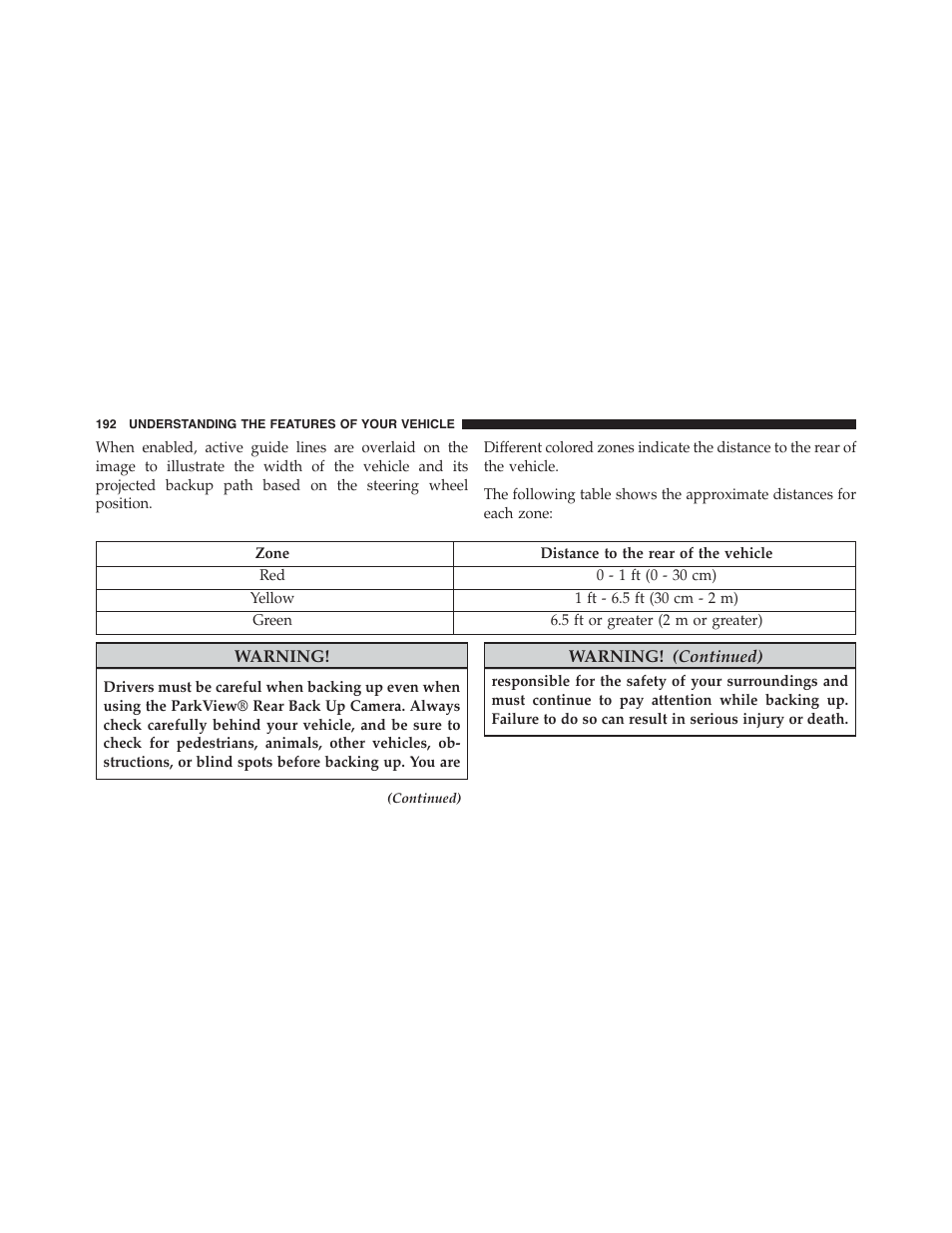 Dodge 2015 Challenger-SRT - Owner Manual User Manual | Page 194 / 579