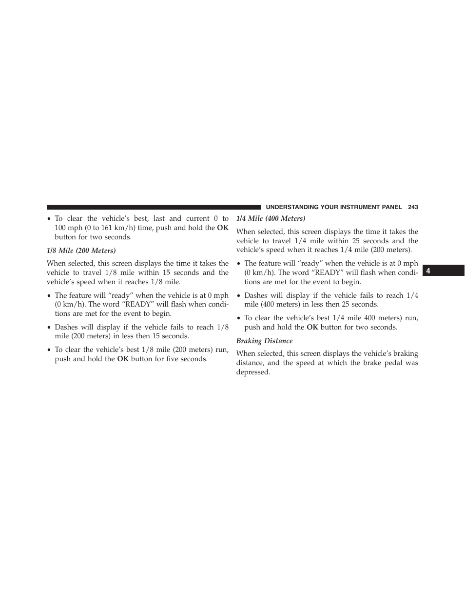 Dodge 2015 Challenger-SRT - Owner Manual User Manual | Page 245 / 579