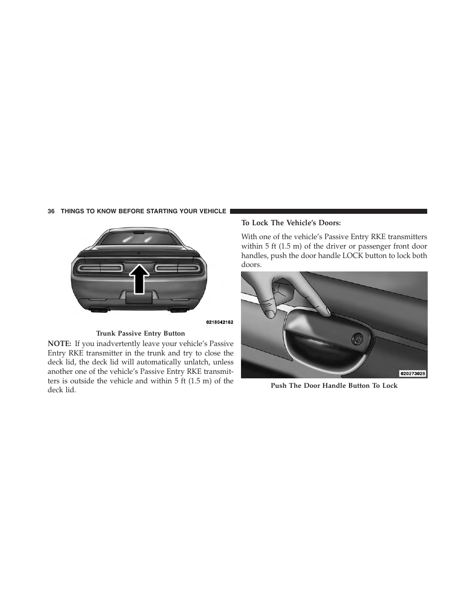 Dodge 2015 Challenger-SRT - Owner Manual User Manual | Page 38 / 579