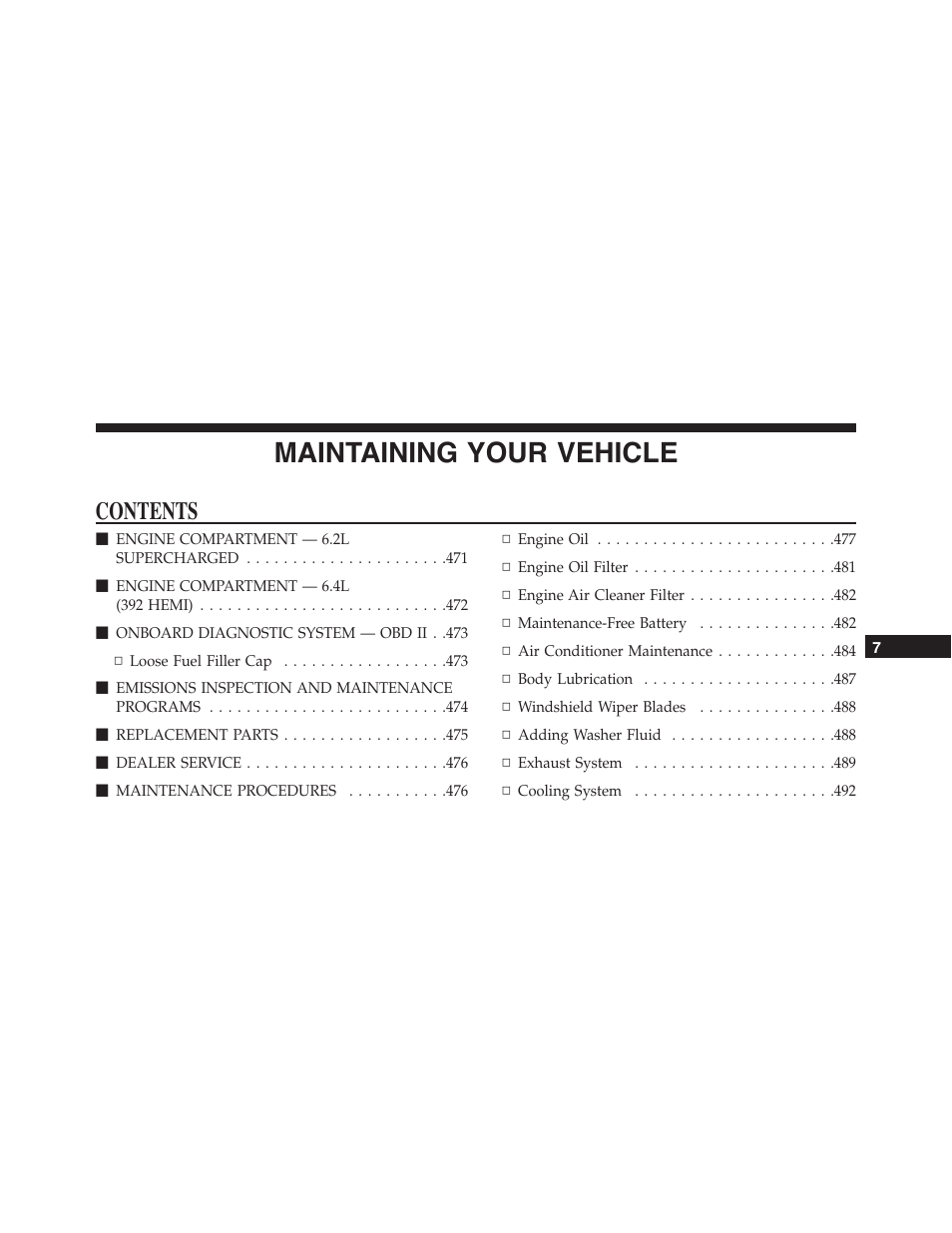 Dodge 2015 Challenger-SRT - Owner Manual User Manual | Page 471 / 579