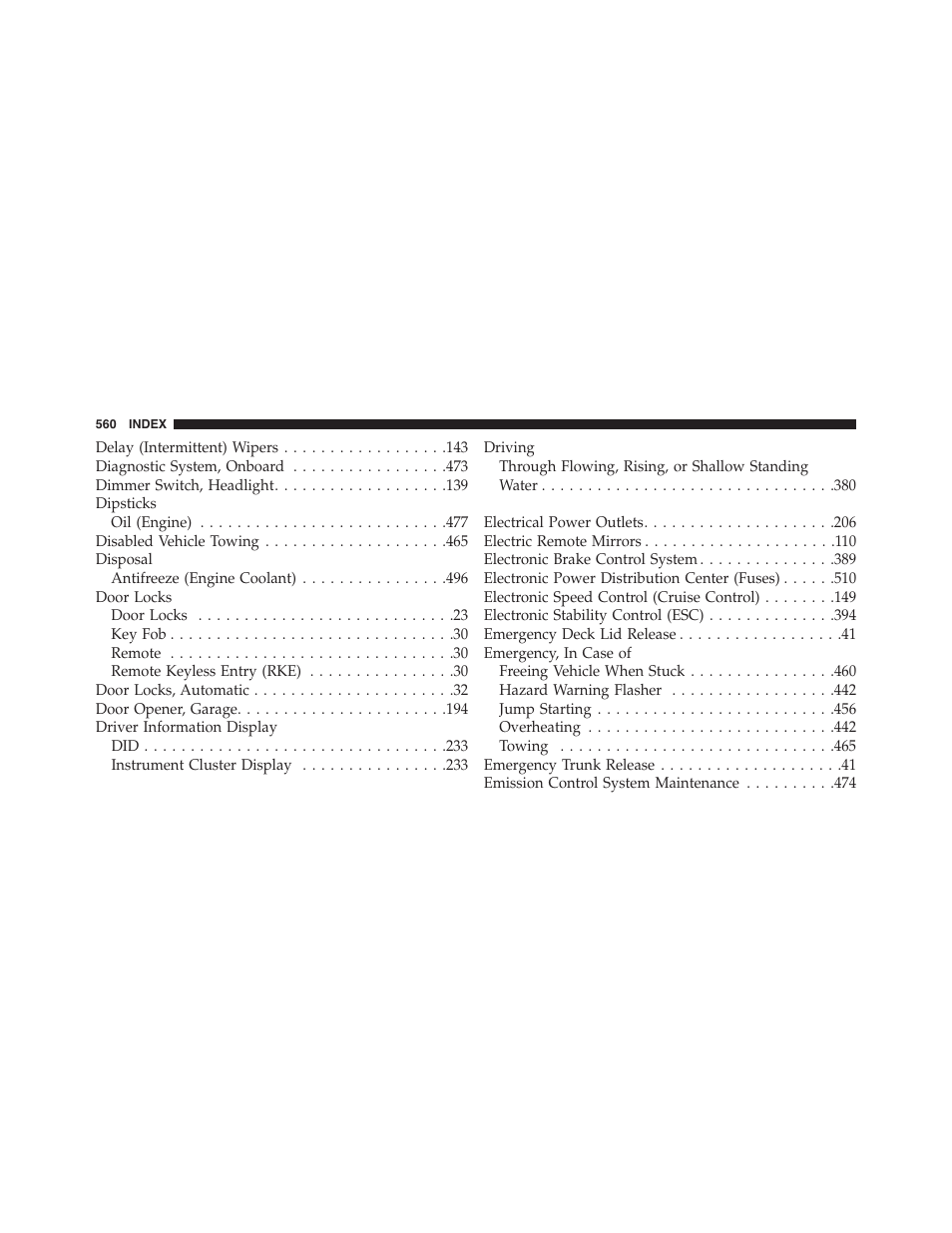 Dodge 2015 Challenger-SRT - Owner Manual User Manual | Page 562 / 579