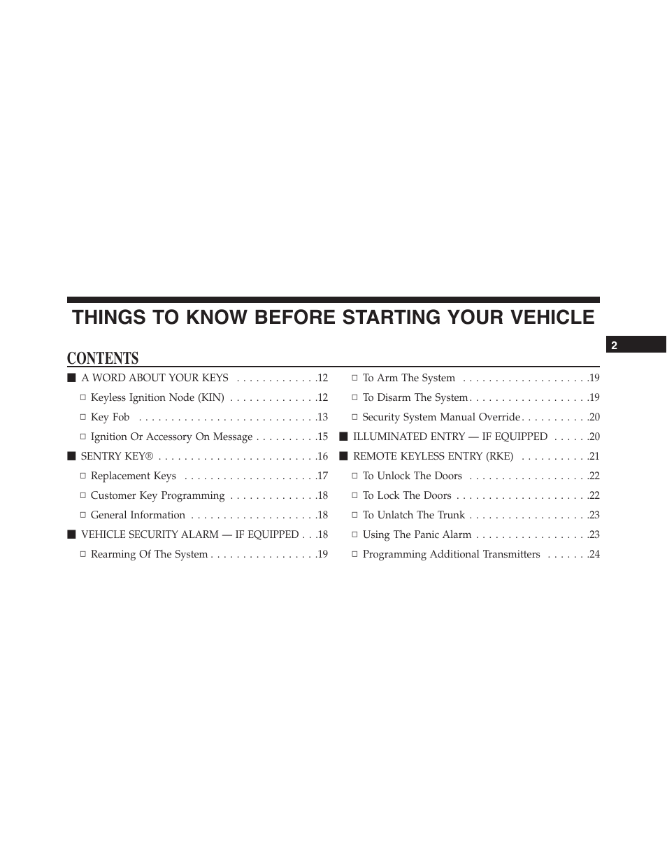 Dodge 2015 Charger - Owner Manual User Manual | Page 11 / 638