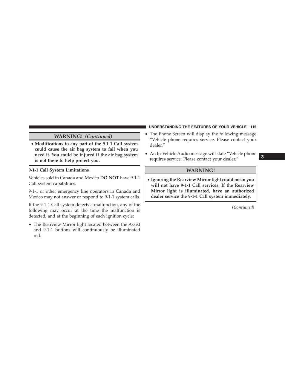 Dodge 2015 Charger - Owner Manual User Manual | Page 117 / 638