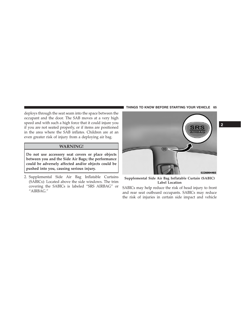 Dodge 2015 Charger - Owner Manual User Manual | Page 67 / 638