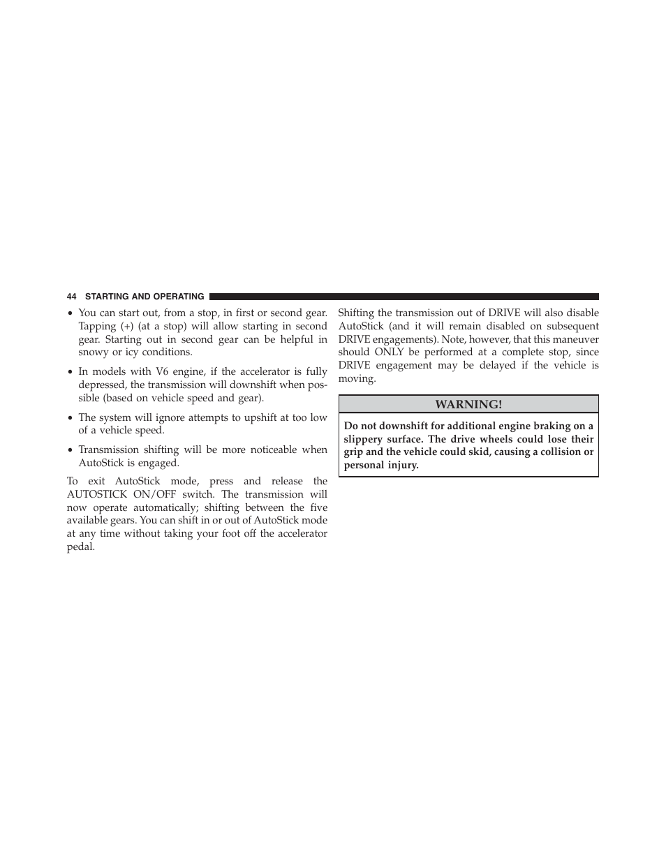 Dodge 2015 Charger - Police Supplement User Manual | Page 46 / 79