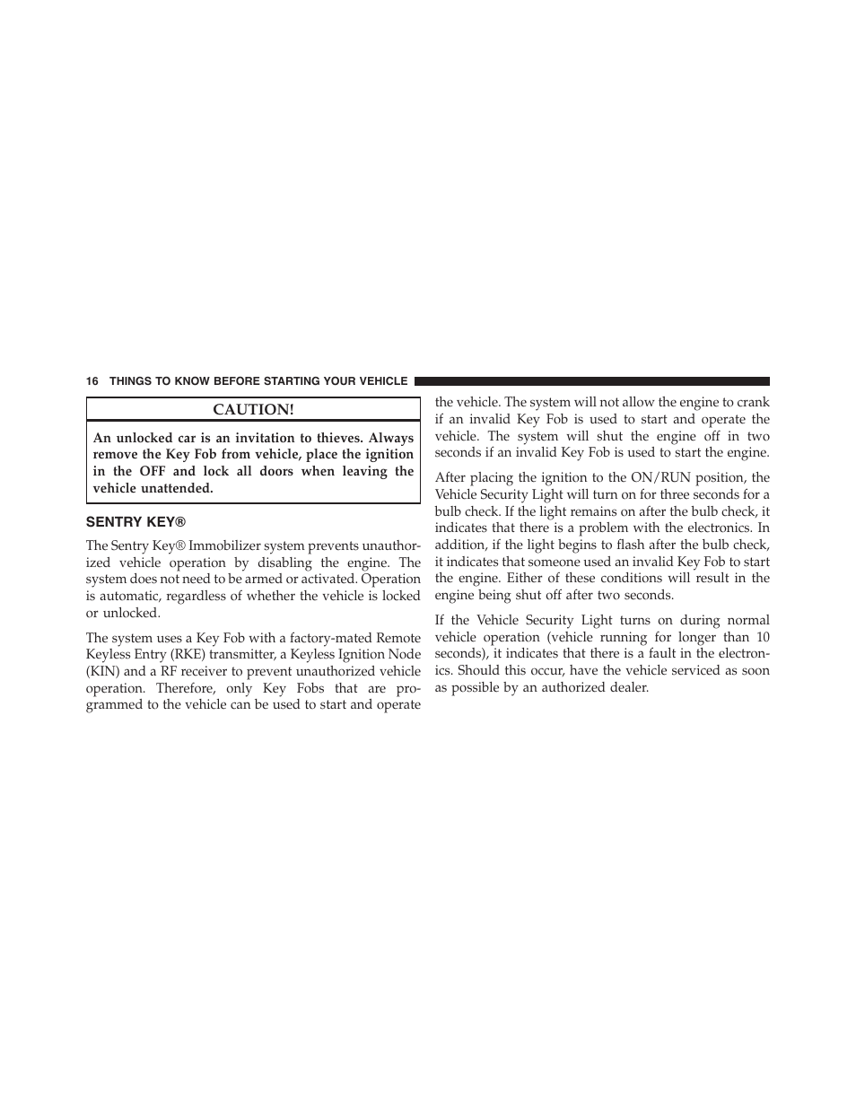Sentry key | Dodge 2015 Charger-SRT - Owner Manual User Manual | Page 18 / 595
