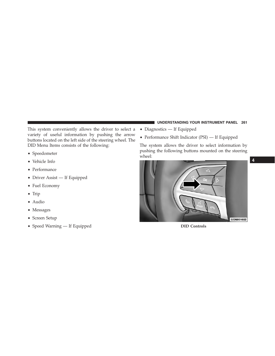 Dodge 2015 Charger-SRT - Owner Manual User Manual | Page 263 / 595