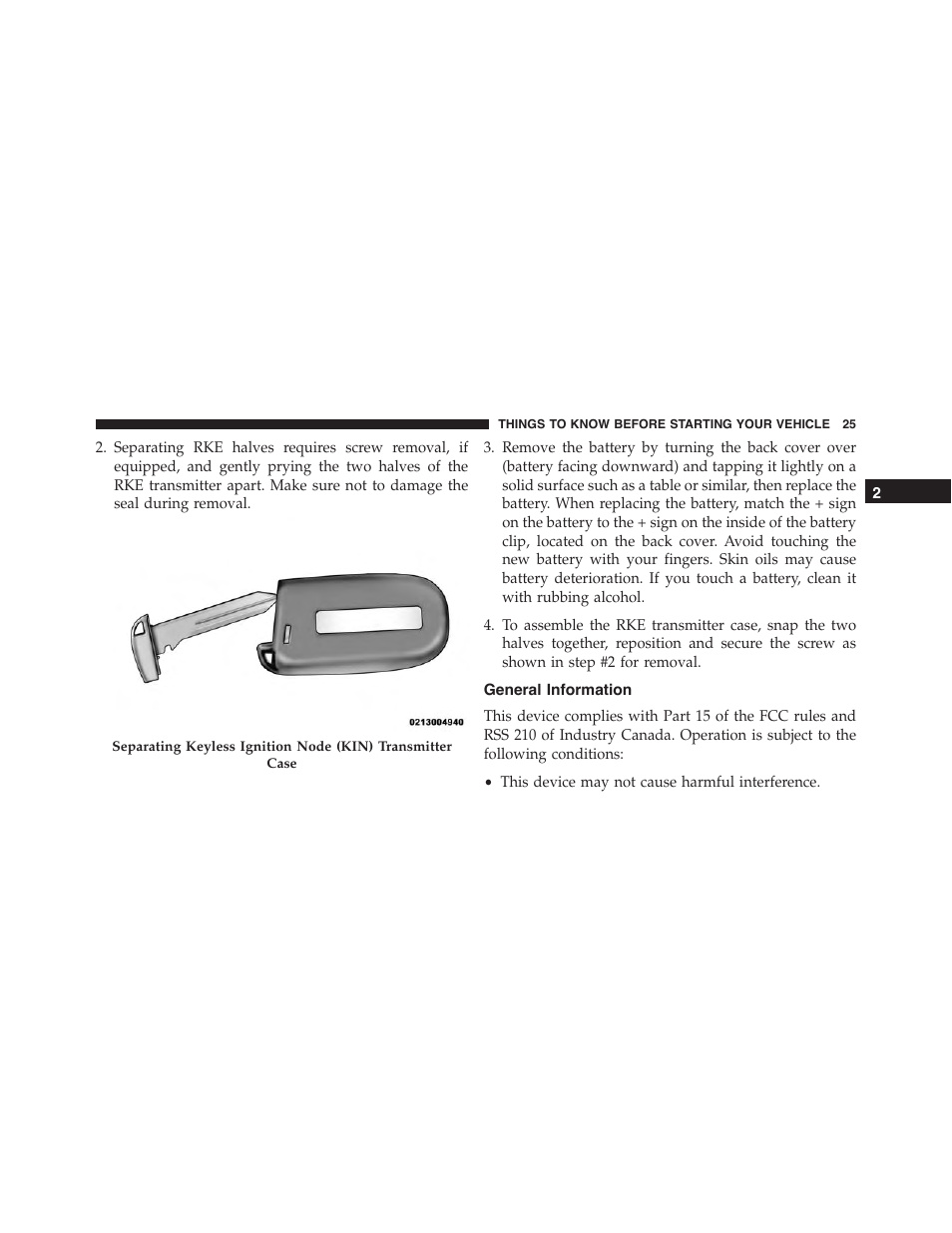 General information | Dodge 2015 Charger-SRT - Owner Manual User Manual | Page 27 / 595
