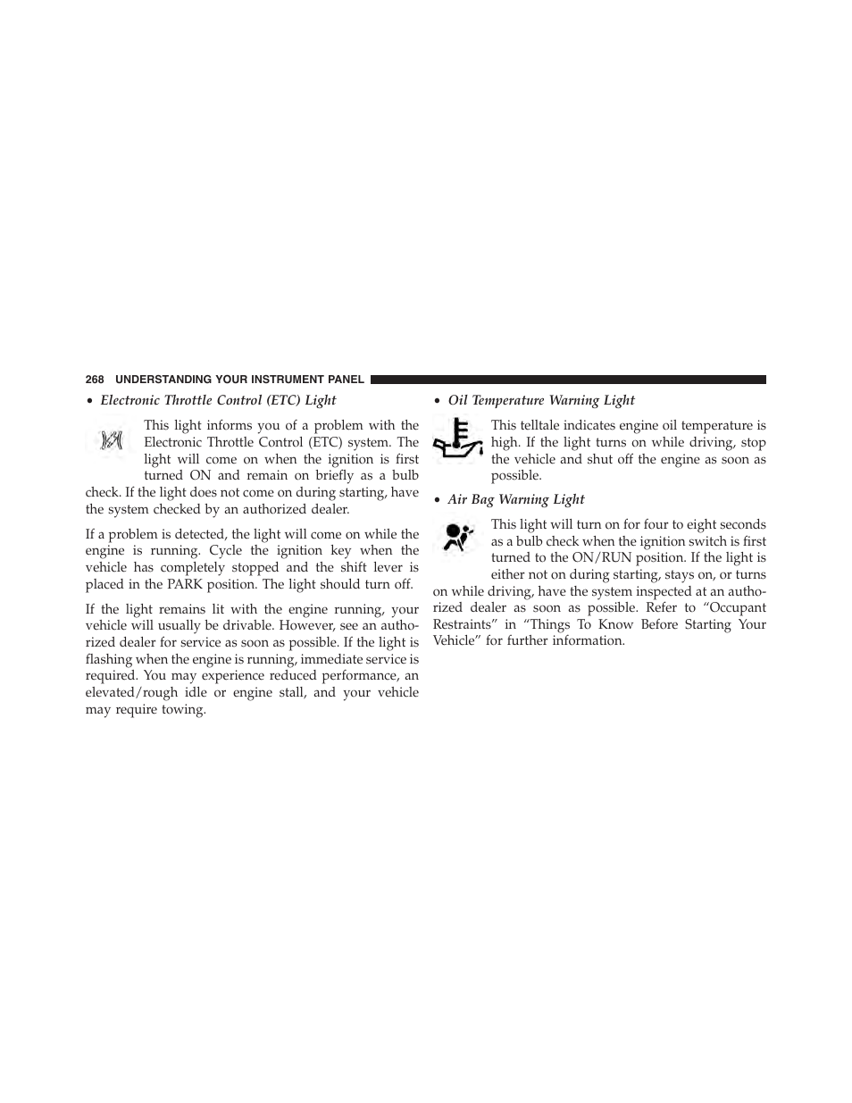 Dodge 2015 Charger-SRT - Owner Manual User Manual | Page 270 / 595