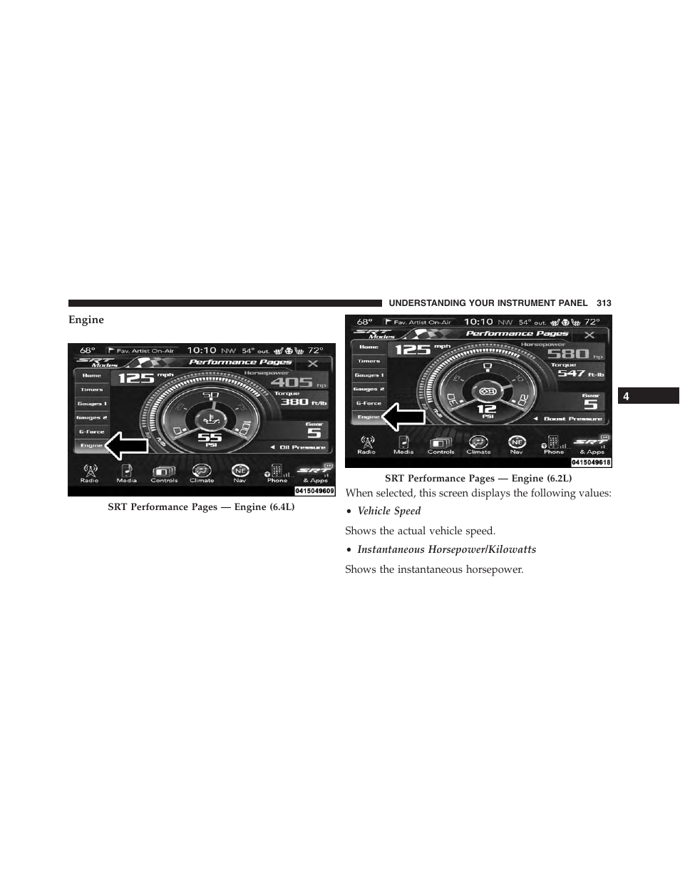 Engine | Dodge 2015 Charger-SRT - Owner Manual User Manual | Page 315 / 595