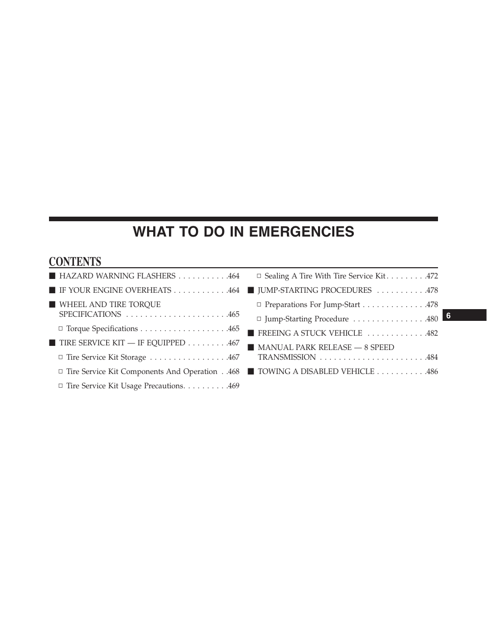 Dodge 2015 Charger-SRT - Owner Manual User Manual | Page 465 / 595