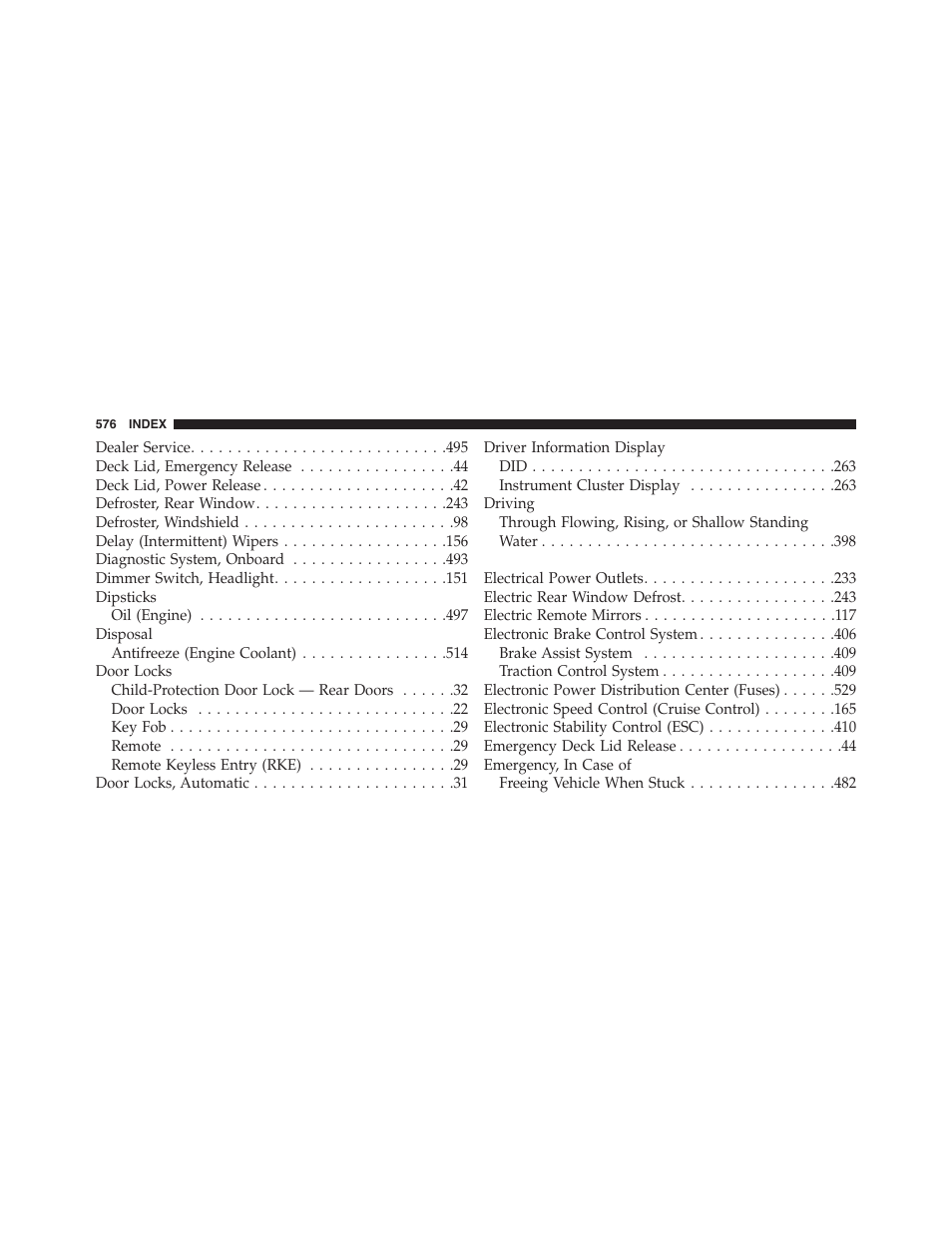 Dodge 2015 Charger-SRT - Owner Manual User Manual | Page 578 / 595