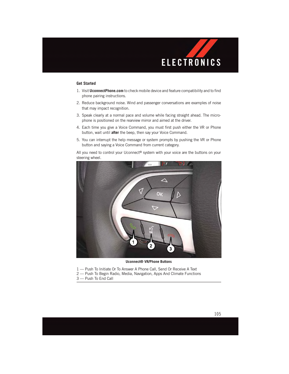 Dodge 2015 Charger-SRT - User Guide User Manual | Page 107 / 244