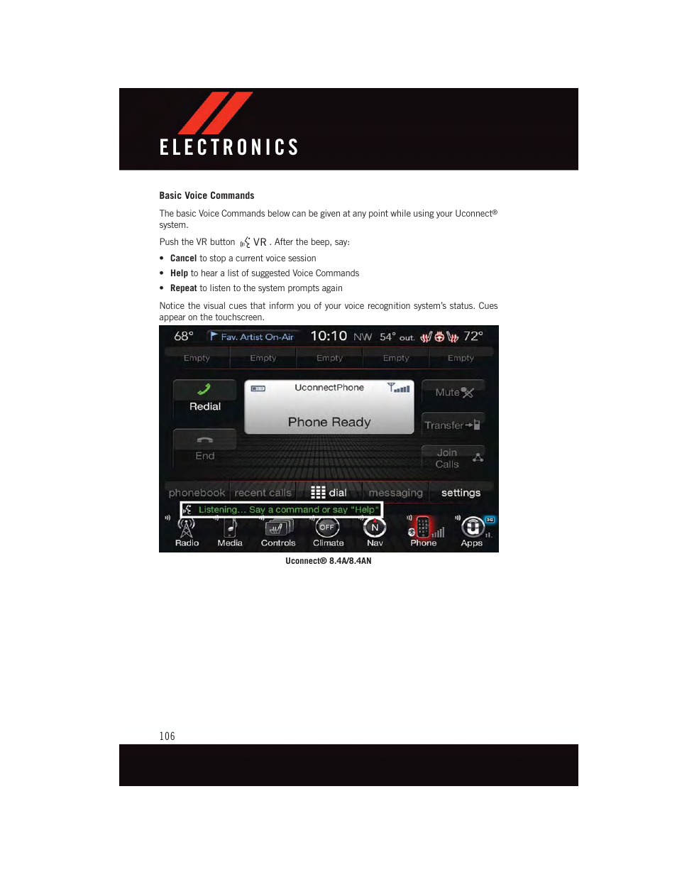 Dodge 2015 Charger-SRT - User Guide User Manual | Page 108 / 244