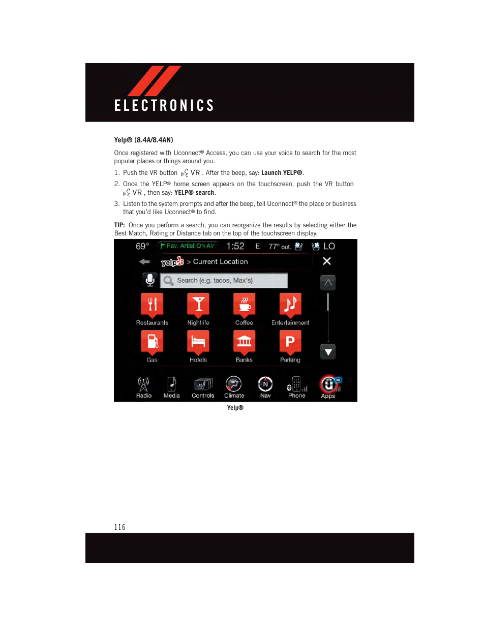 Dodge 2015 Charger-SRT - User Guide User Manual | Page 118 / 244