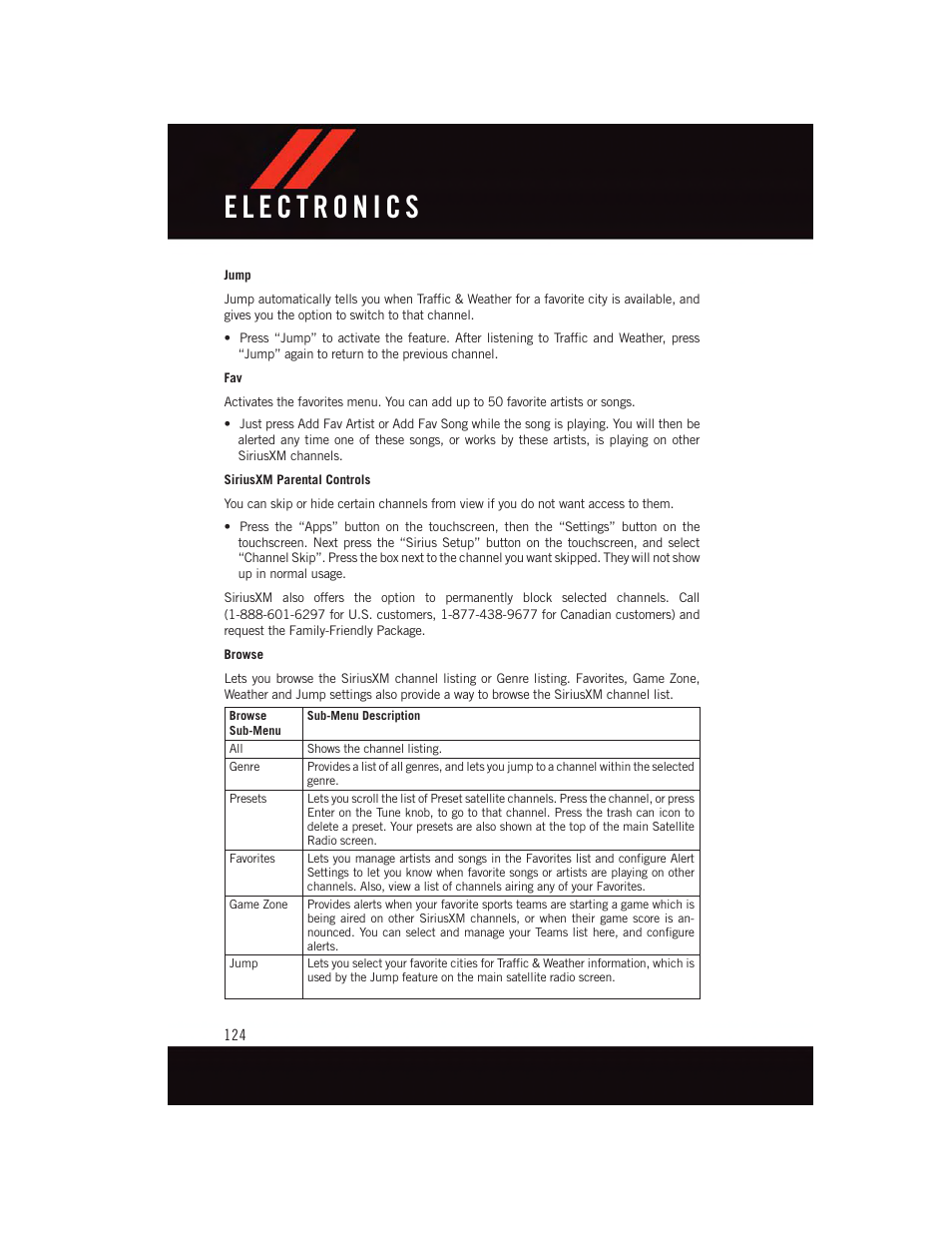 Dodge 2015 Charger-SRT - User Guide User Manual | Page 126 / 244