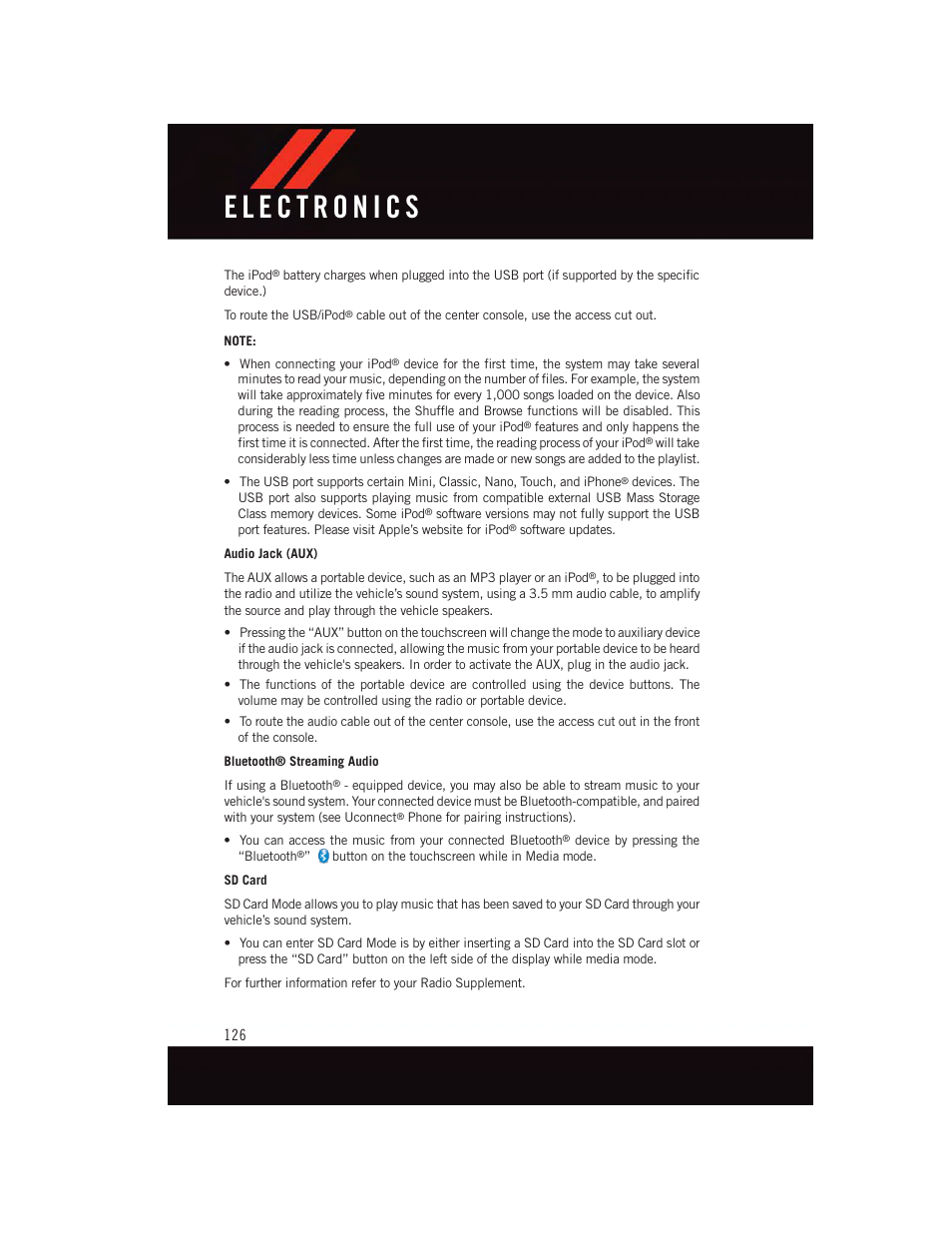 Dodge 2015 Charger-SRT - User Guide User Manual | Page 128 / 244