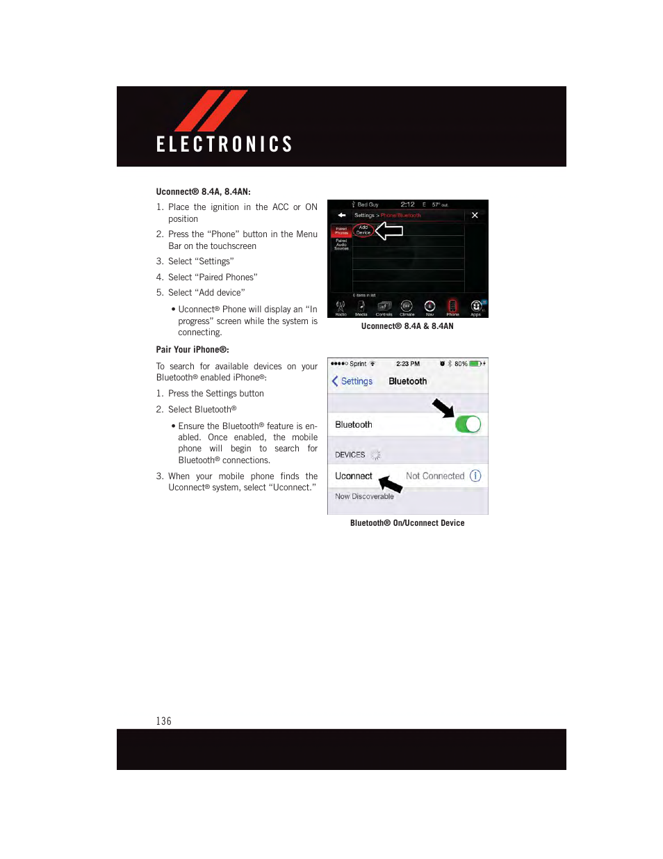 Dodge 2015 Charger-SRT - User Guide User Manual | Page 138 / 244