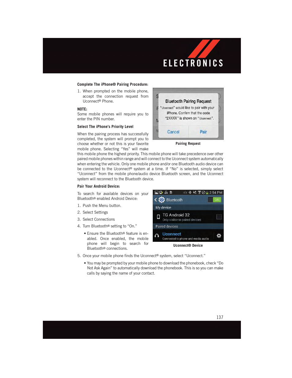 Dodge 2015 Charger-SRT - User Guide User Manual | Page 139 / 244