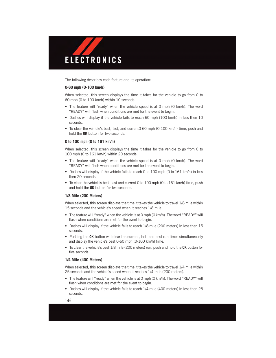 Dodge 2015 Charger-SRT - User Guide User Manual | Page 148 / 244