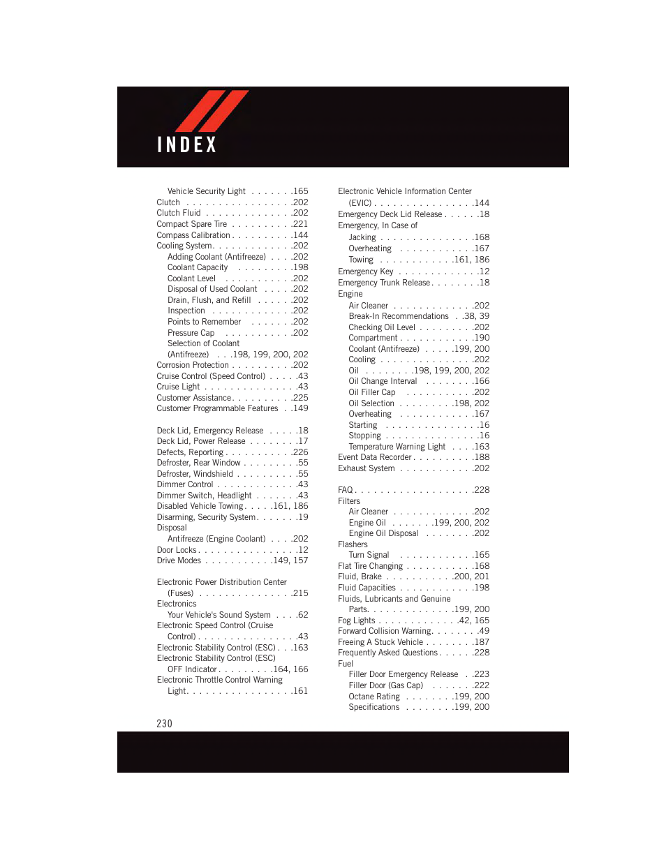 Dodge 2015 Charger-SRT - User Guide User Manual | Page 232 / 244