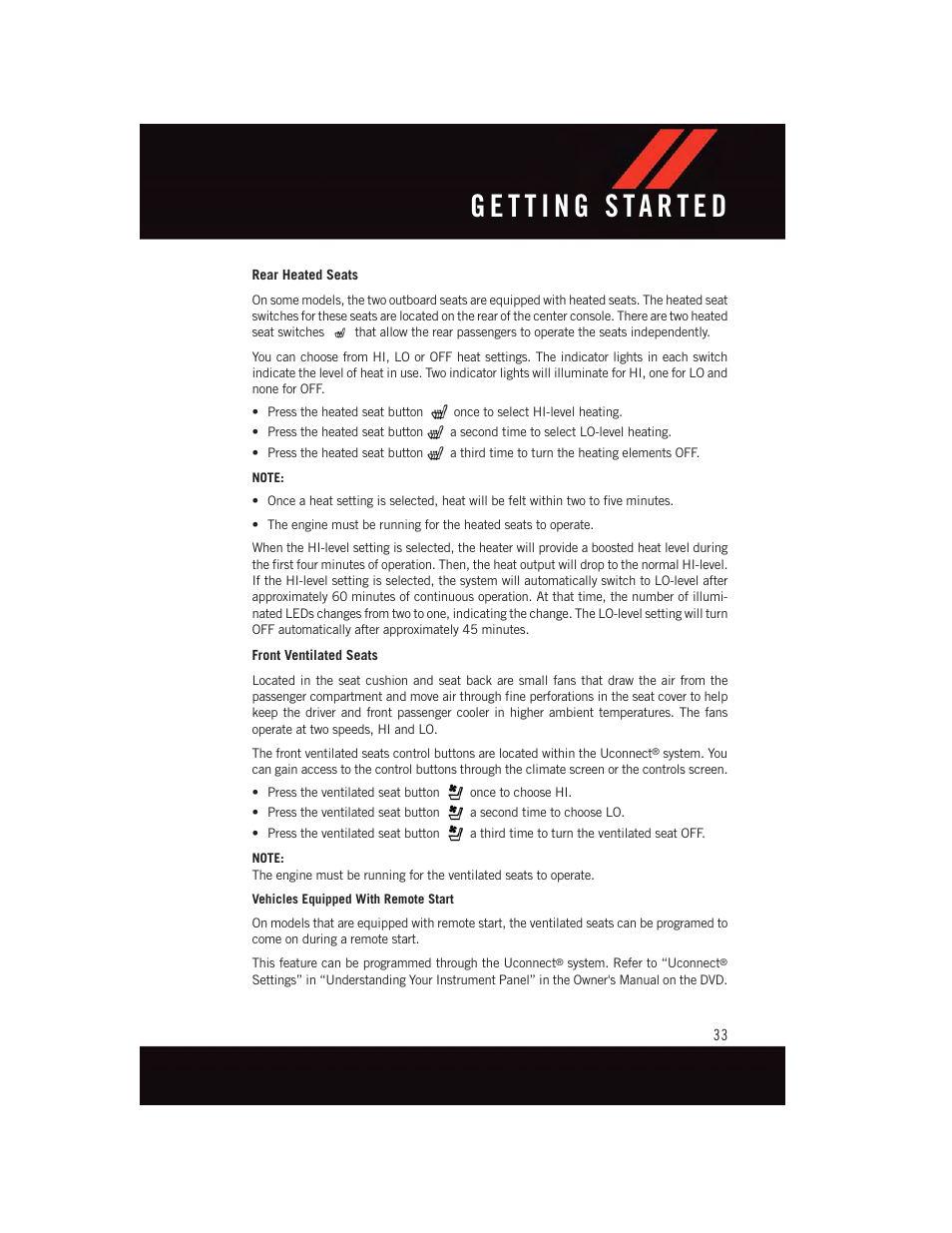 Dodge 2015 Charger-SRT - User Guide User Manual | Page 35 / 244