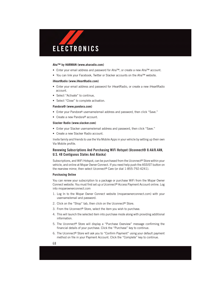 Dodge 2015 Charger-SRT - User Guide User Manual | Page 70 / 244