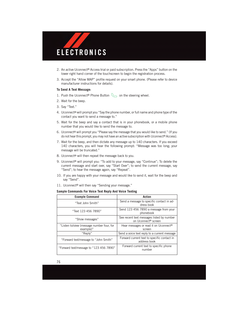 Dodge 2015 Charger-SRT - User Guide User Manual | Page 78 / 244