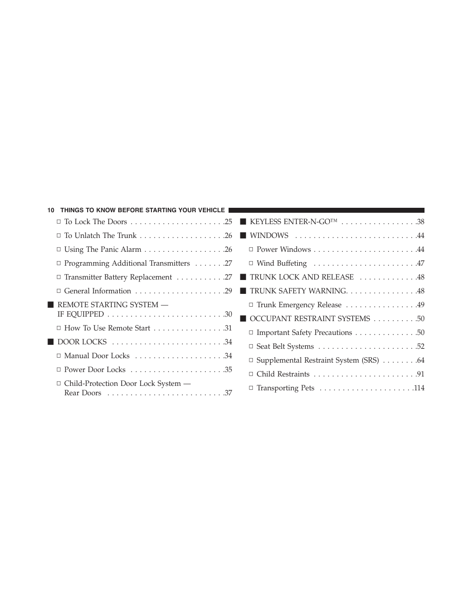 Dodge 2015 Dart - Owner Manual User Manual | Page 12 / 675