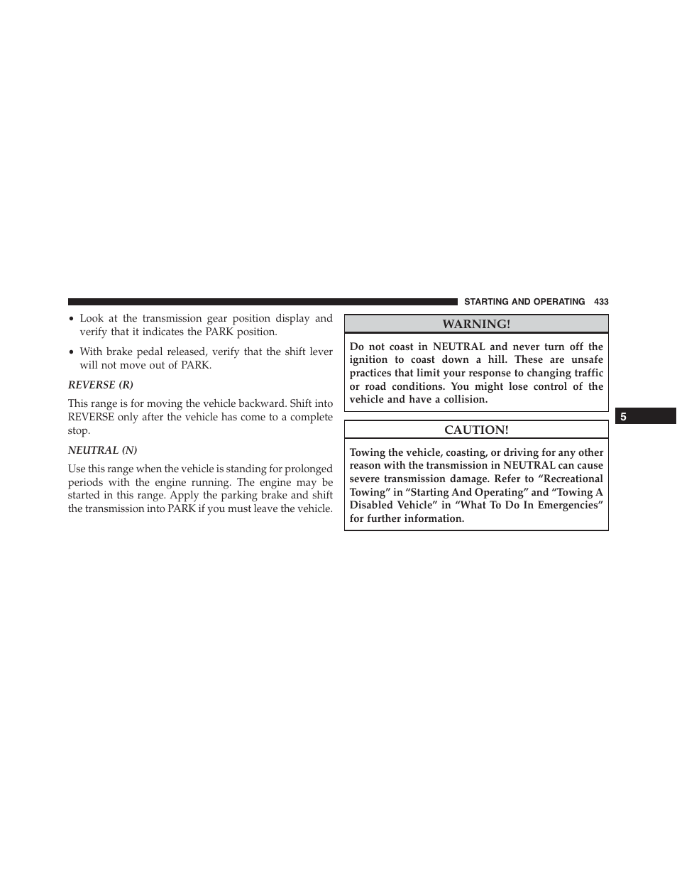 Dodge 2015 Dart - Owner Manual User Manual | Page 435 / 675