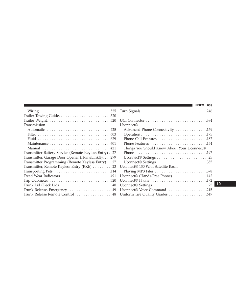 Dodge 2015 Dart - Owner Manual User Manual | Page 671 / 675