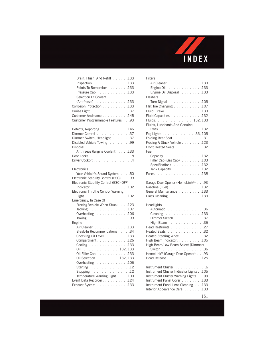 Dodge 2015 Dart - User Guide User Manual | Page 153 / 164