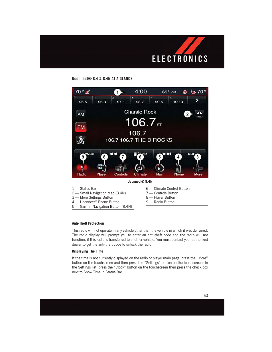 Uconnect® 8.4 & 8.4n at a glance | Dodge 2015 Dart - User Guide User Manual | Page 65 / 164