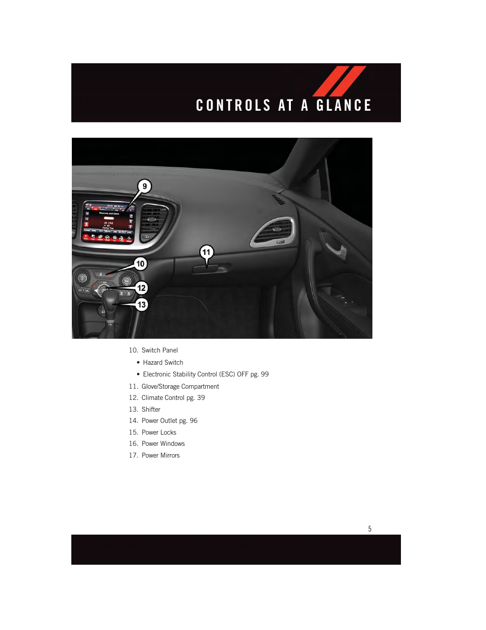 Dodge 2015 Dart - User Guide User Manual | Page 7 / 164