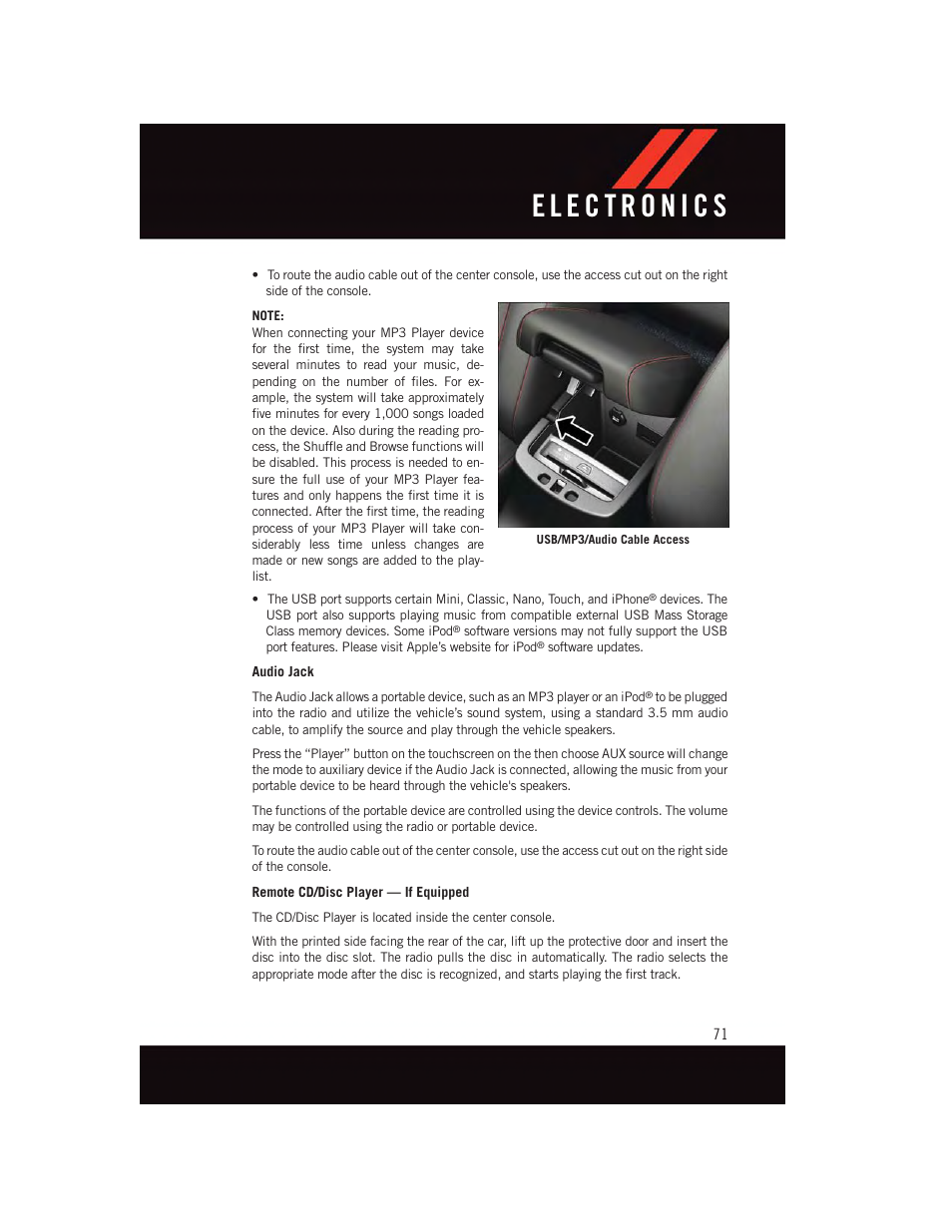 Dodge 2015 Dart - User Guide User Manual | Page 73 / 164