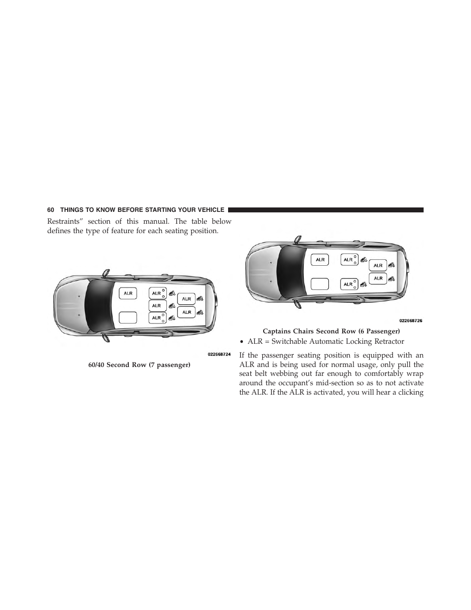 Dodge 2015 Durango - Owner Manual User Manual | Page 62 / 689