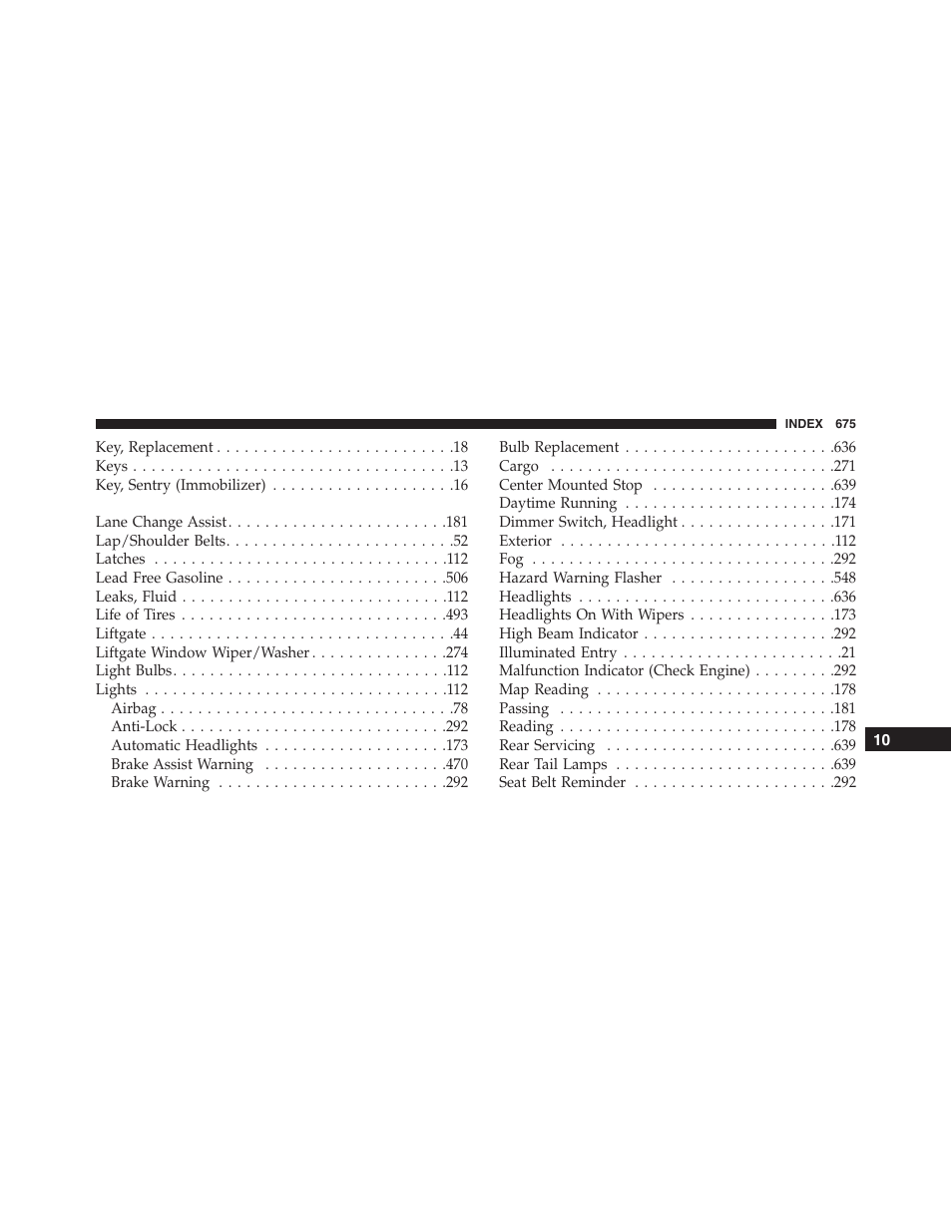 Dodge 2015 Durango - Owner Manual User Manual | Page 677 / 689