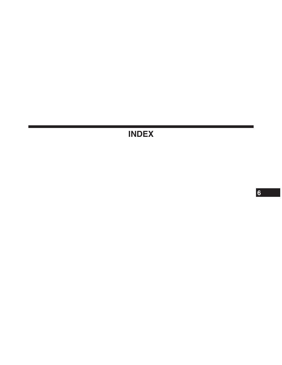 Index | Dodge 2015 Durango - Supplement User Manual | Page 33 / 36