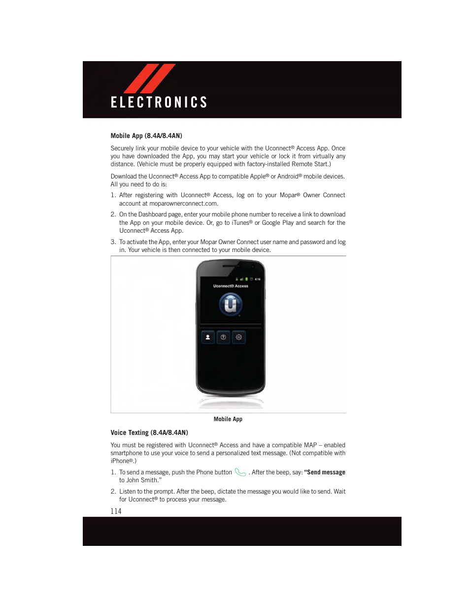 Dodge 2015 Durango - User Guide User Manual | Page 116 / 228