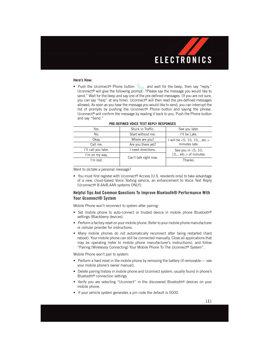Dodge 2015 Durango - User Guide User Manual | Page 143 / 228