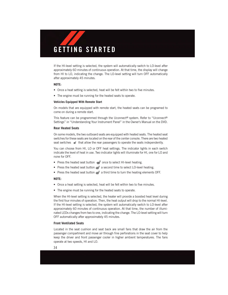 Dodge 2015 Durango - User Guide User Manual | Page 36 / 228